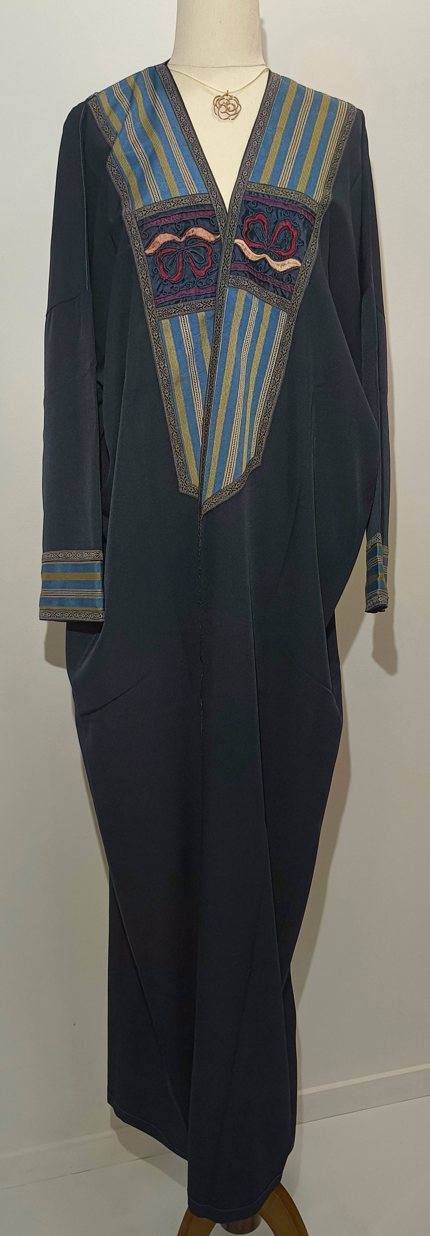 Abaya Coat Navy